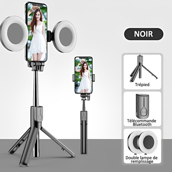 Perche à Selfie Bluetooth 6-en-1 - PhoneStick™ zaxx