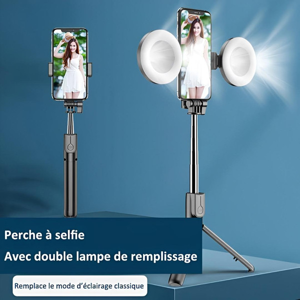 Perche à Selfie Bluetooth 6-en-1 - PhoneStick™ zaxx