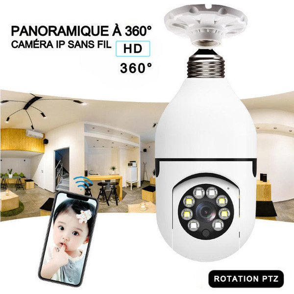 Caméra De Surveillance Panoramique zaxx