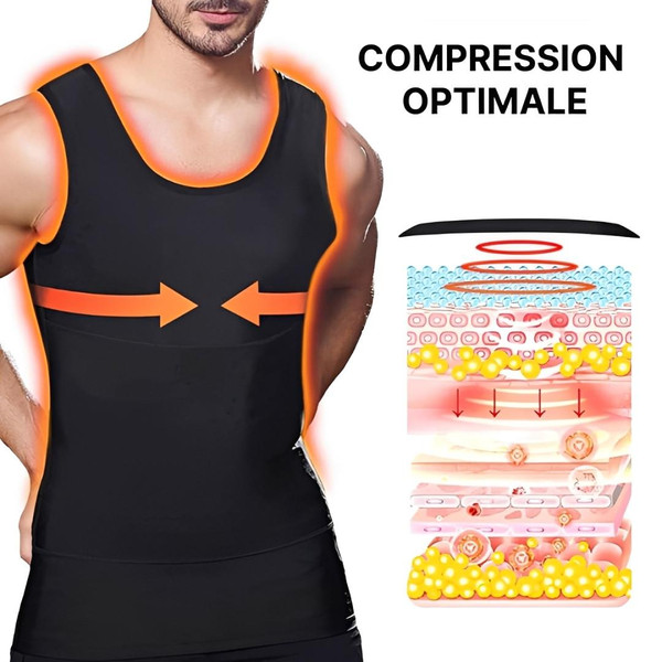 T-Shirt Débardeur De Compression Pour Homme zaxx