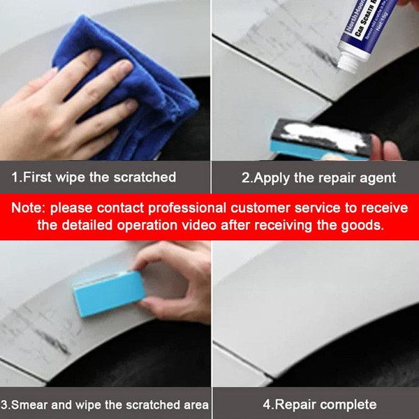 Kit de polissage et réparation pour rayures zaxx