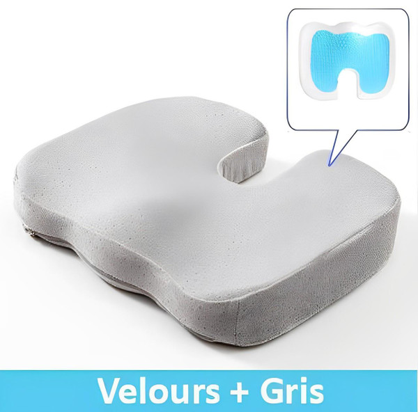 Coussin de siège orthopédique en gel zaxx