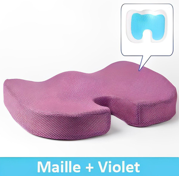 Coussin de siège orthopédique en gel zaxx