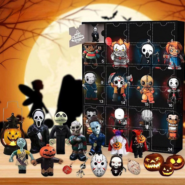 Calendrier De L'Avent Halloween 2023 Avec 34 Jouets Surprise - Compte à Rebours 10 Jours, Cadeaux Sensoriels Pour Enfants - 3