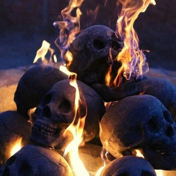 Crâne en Feu Pour Halloween Crâne en Feu Pour Halloween zaxx