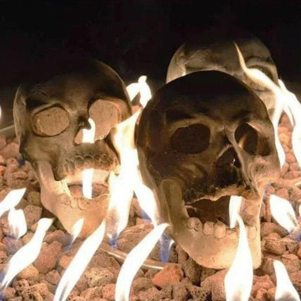 Crâne en Feu Pour Halloween Crâne en Feu Pour Halloween zaxx