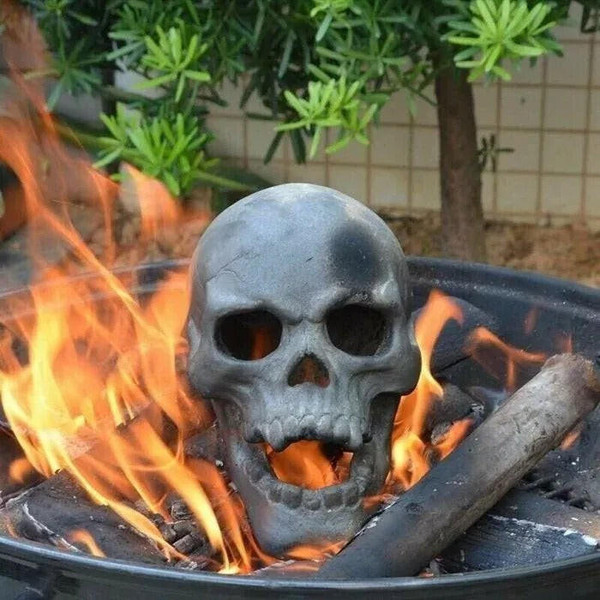 Crâne en Feu Pour Halloween Crâne en Feu Pour Halloween zaxx