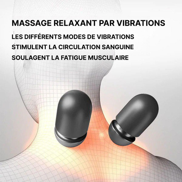 Coussin De Massage Chauffant Avec Repose-tête zaxx