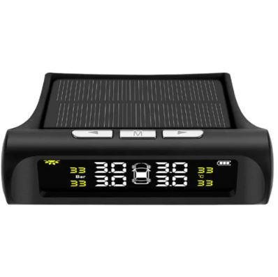 Indicateur de pression externe des pneus Sur alimentation solaire Sans fil zaxx