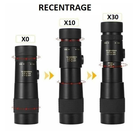 Télescope Monoculaire étanche à haute définition zaxx
