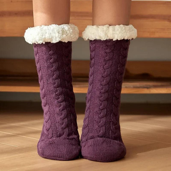 Chaussettes En Laine Chaudes d'Intérieur Chaussettes En Laine Chaudes d'Intérieur zaxx