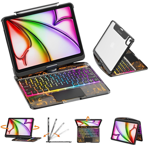 Coque Clavier Transparente 360° Pour iPad Coque Clavier Transparente 360° Pour iPad zaxx