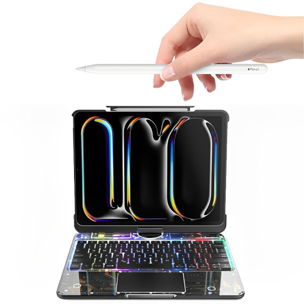 Coque Clavier Transparente 360° Pour iPad Coque Clavier Transparente 360° Pour iPad zaxx