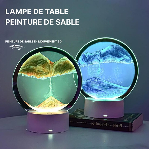 Lampe Sable Mouvant - Sablier Lampe Sable Mouvant - Sablier zaxx