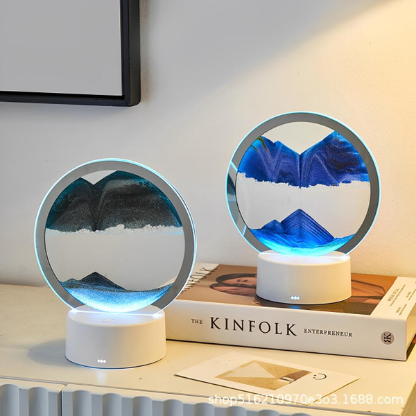 Lampe Sable Mouvant - Sablier zaxx