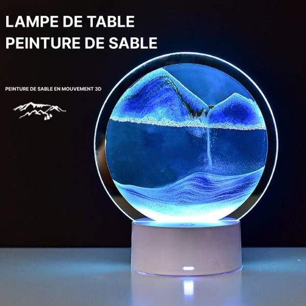 Lampe Sable Mouvant - Sablier Lampe Sable Mouvant - Sablier zaxx