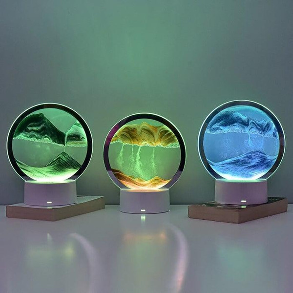 Lampe Sable Mouvant - Sablier Lampe Sable Mouvant - Sablier zaxx