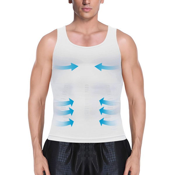 Débardeur Gainant Et Amincissant Pour Homme zaxx