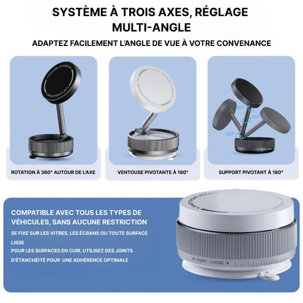Support Magnétique Téléphone Voiture Avec Ventouse Support Magnétique Téléphone Voiture Avec Ventouse zaxx