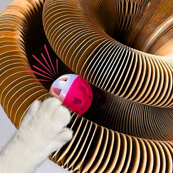 Jouet Pour Chat Intéractif Avec Balle Et Griffoir Jouet Pour Chat Intéractif Avec Balle Et Griffoir zaxx