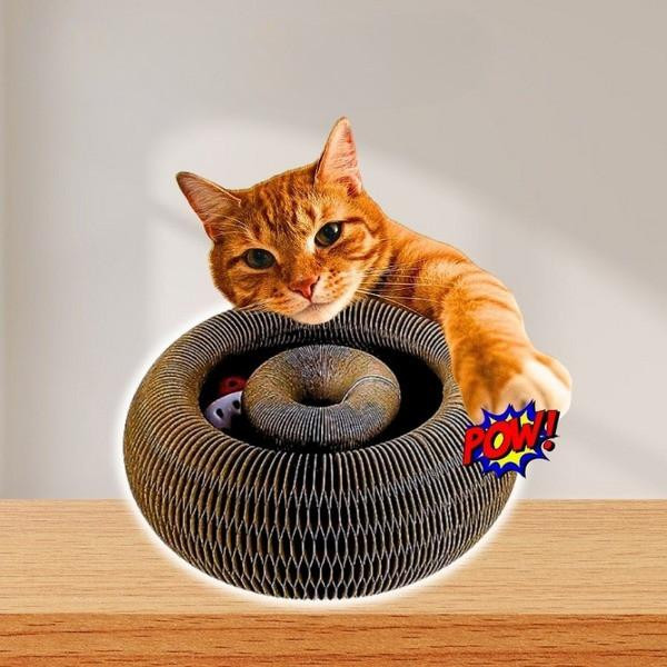 Jouet Pour Chat Intéractif Avec Balle Et Griffoir Jouet Pour Chat Intéractif Avec Balle Et Griffoir zaxx