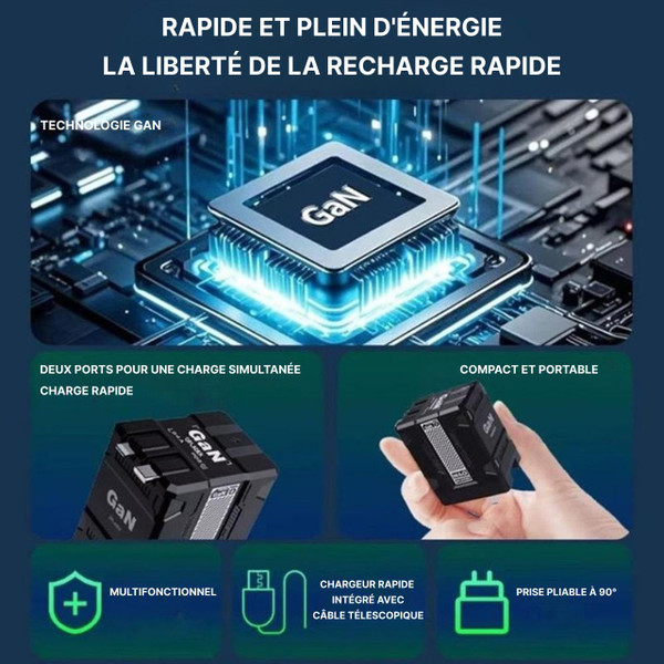 Chargeur Rapide 120W Pour Iphone - Samsung - Ipad - Apple Chargeur Rapide 120W Pour Iphone - Samsung - Ipad - Apple zaxx