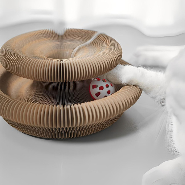 Griffoir Pour Chat 4-En-1 Avec Jouet Intéractif Griffoir Pour Chat 4-En-1 Avec Jouet Intéractif zaxx