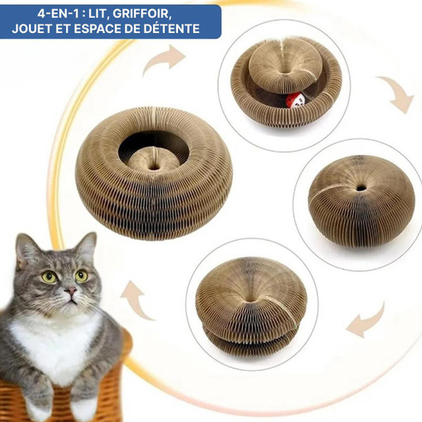 Griffoir Pour Chat 4-En-1 Avec Jouet Intéractif Griffoir Pour Chat 4-En-1 Avec Jouet Intéractif zaxx