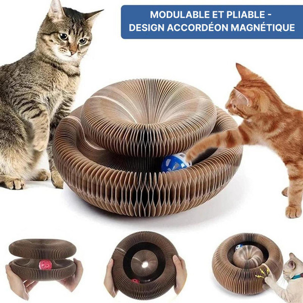 Griffoir Pour Chat 4-En-1 Avec Jouet Intéractif Griffoir Pour Chat 4-En-1 Avec Jouet Intéractif zaxx