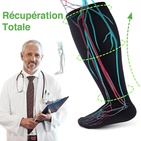 Chaussettes De Compression Respirantes Chaussettes De Compression Respirantes zaxx