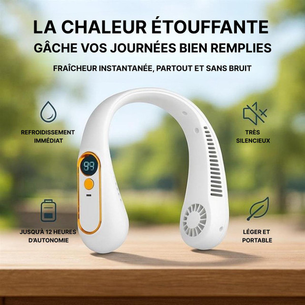 Ventilateur De Cou - Ventilateur Portable Silencieux Ventilateur De Cou - Ventilateur Portable Silencieux zaxx