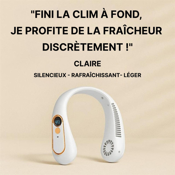 Ventilateur De Cou - Ventilateur Portable Silencieux Ventilateur De Cou - Ventilateur Portable Silencieux zaxx