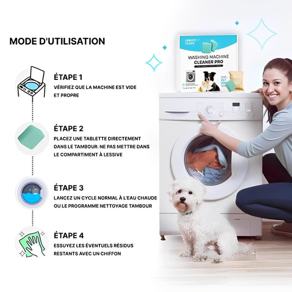 Nettoyant Machine À Laver Pro - Pack de 24 Nettoyant Machine À Laver Pro - Pack de 24 zaxx
