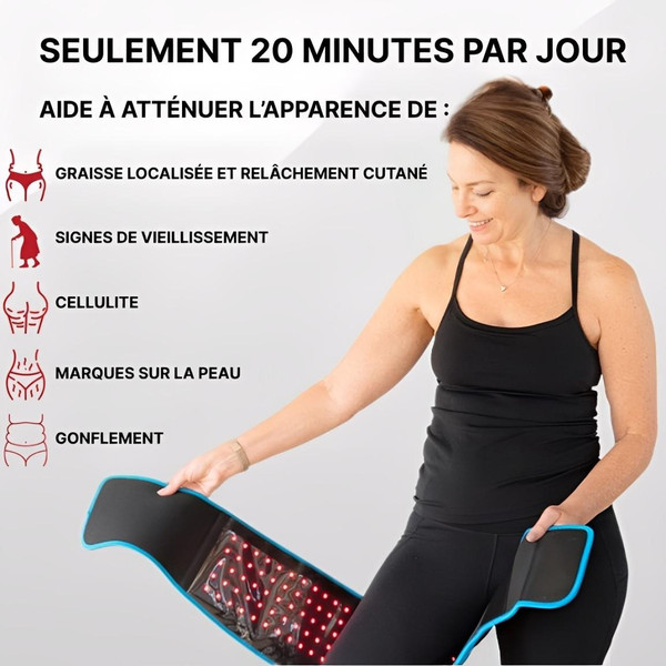 Ceinture Amincissante Luminothérapie LED Ceinture Amincissante Luminothérapie LED zaxx