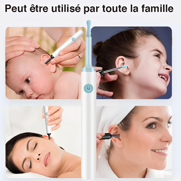 Cure Oreille Avec Caméra Réutilisable Cure Oreille Avec Caméra Réutilisable zaxx