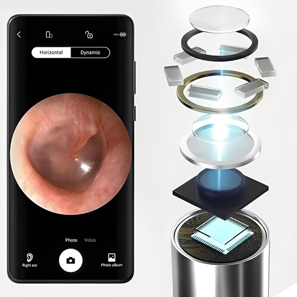 Cure Oreille Avec Caméra Réutilisable Cure Oreille Avec Caméra Réutilisable zaxx