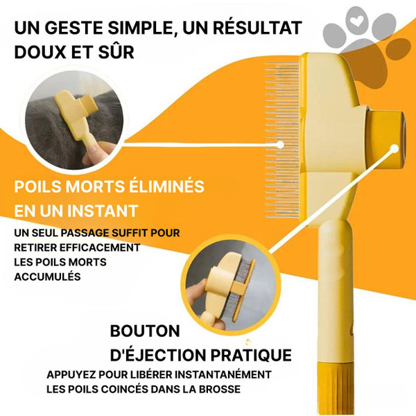 Brosse Pour Chat à Poils Longs - Courts Et Épais Brosse Pour Chat à Poils Longs - Courts Et Épais zaxx