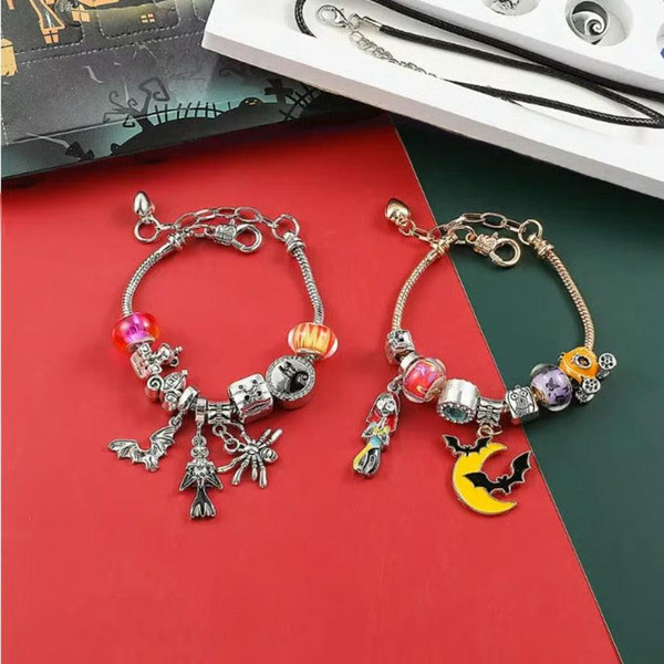 Bracelet Halloween À Breloques Bracelet Halloween À Breloques zaxx