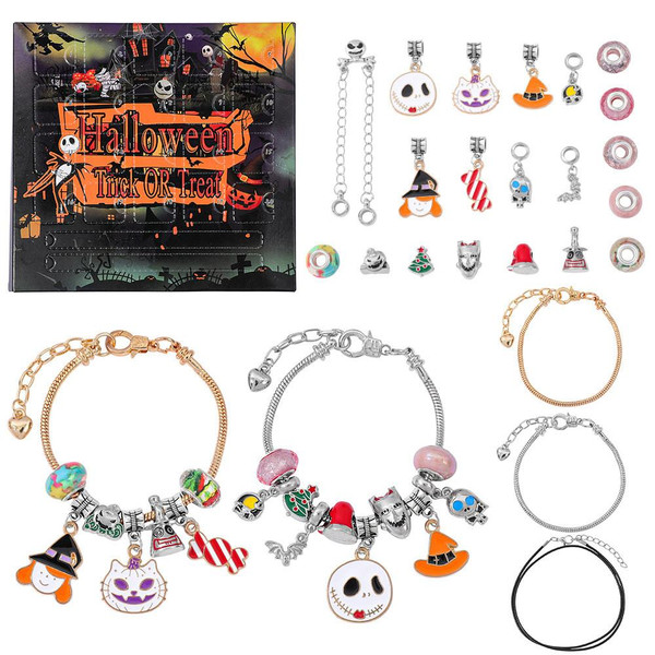 Bracelet Halloween À Breloques Bracelet Halloween À Breloques zaxx