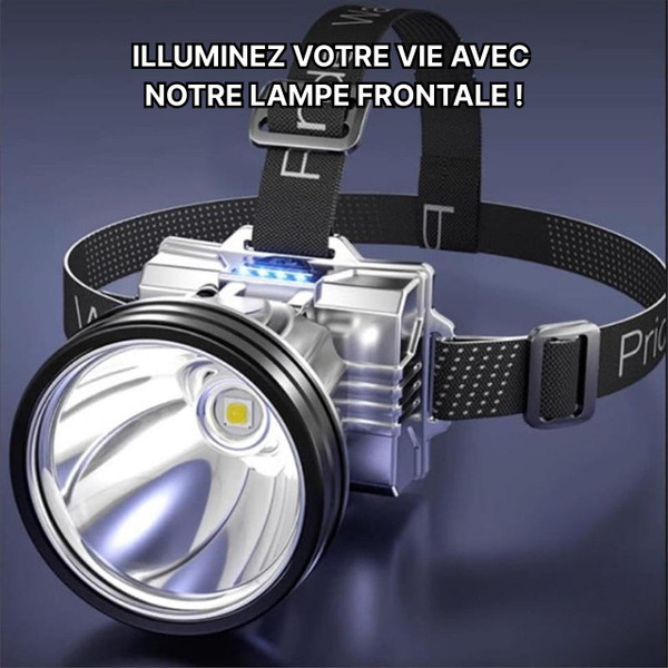 Lampe Frontale Puissante Led Rechargeable zaxx