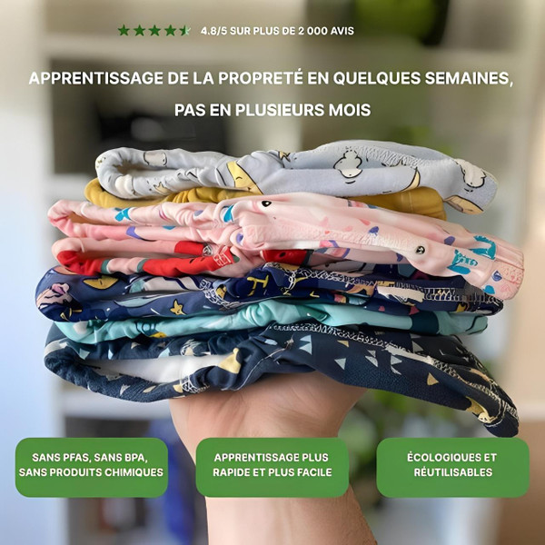 Culotte D'Apprentissage Lavable Pour Bébé et Enfant Culotte D'Apprentissage Lavable Pour Bébé et Enfant zaxx