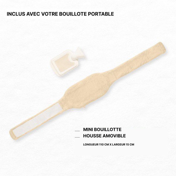 Ceinture Chauffante Bouillotte | Dos - Règles - Ventre zaxx