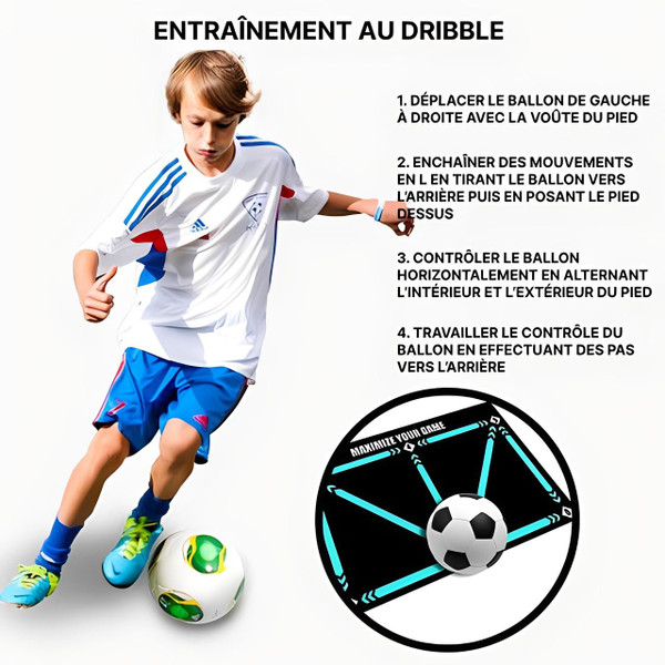 Tapis D'entraînement De Football Antidérapant Et Silencieux zaxx