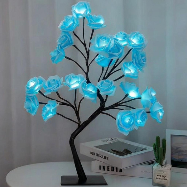 Veilleuse Fleurs De Rose Led zaxx