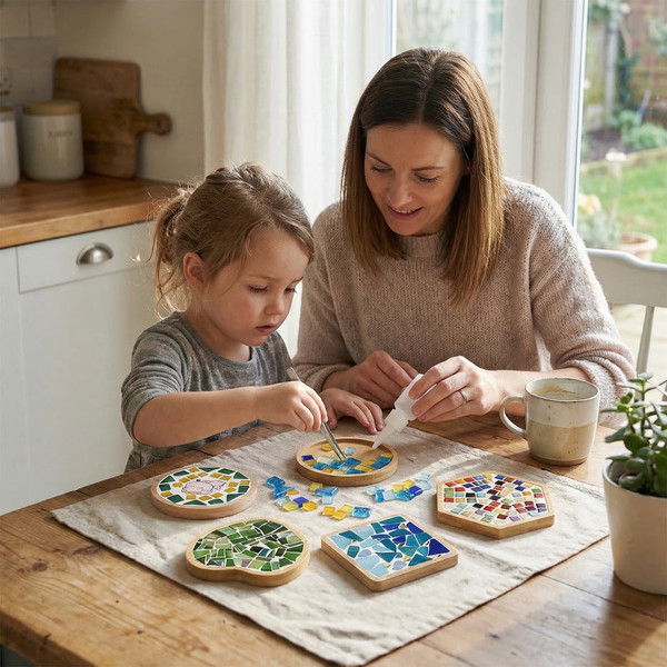 Kit Créatif Mosaïque Dessous De Verre Enfant zaxx