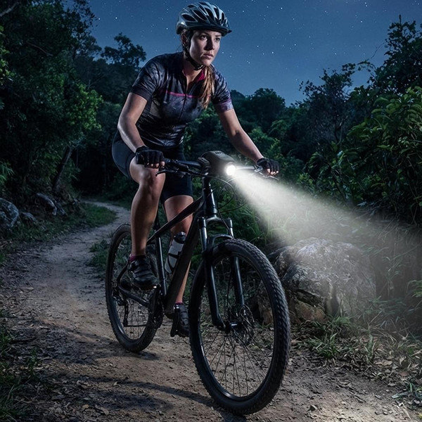 Phare Pour Vélo Avec Klaxon Rechargeable zaxx