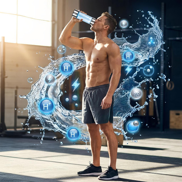 Bouteille Eau Hydrogénée Rechargeable zaxx
