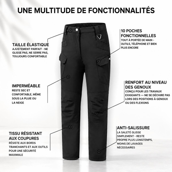 Pantalon Cargo Tactique Pour Homme zaxx