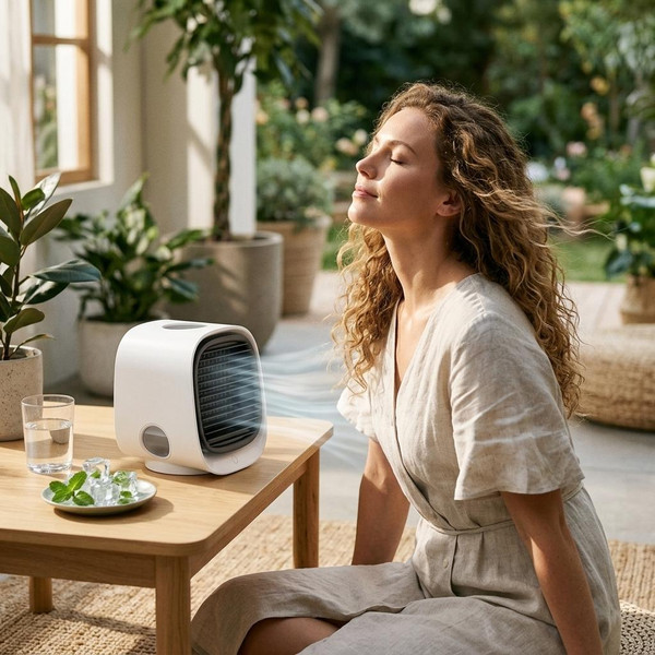 Rafraichisseur D'Air Portable - Climatiseur Mobile zaxx