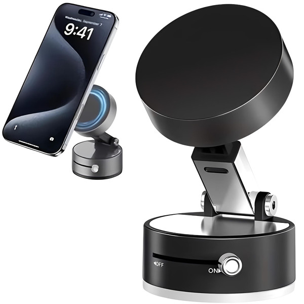Support Téléphone Voiture Magnétique MagSafe Ventouse Tableau de Bord zaxx